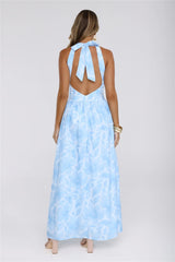 Icon In Progress Maxi Dress Blue