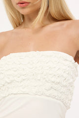 Perfect Stranger Harper Ruffle Maxi Dress Off White