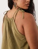 curve tie neck baby doll mini dress