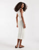 ONLY crochet midi dress in white