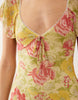 Miss Selfridge frill sleeve mini dress in floral print