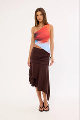 Feners Besos Rosella One Shoulder Top Rosella