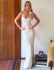 Tiger Mist x Em Venz Riley sculpting cami metallic maxi dress in gold