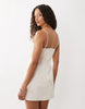 cami maxi sundress with floral cornelli in antique white