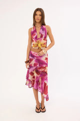 Feners Festa Halter Top Bloom