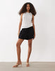 Vero Moda sleeveless ruched detail jersey maxi dress in white