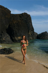 Lush Tide Swim Bottom Khaki