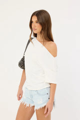 One Teaspoon Dukes Low Waist Mini Denim Shorts Xanthe