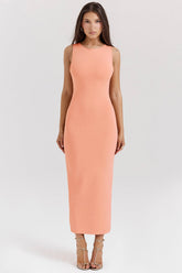 sorbet knit maxi dress