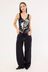 Neovision Deadroses Singlet Tank Top Black