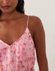 VILA Petite woven cami mini dress in pink floral print