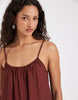 Vero Moda crinkle textured woven full cami maxi dress in andorra red