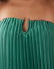 Abercrombie & Fitch strapless flowy maxi dress in green