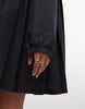 Nike pleated mini dress in black