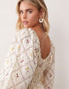 Miss Selfridge Petite milkmaid maxi dress in yellow floral print
