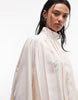 Nike pleated mini dress in beige