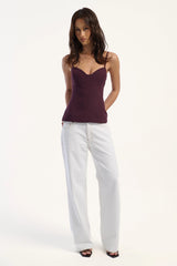 Perfect Stranger Rio Bodice Top Plum