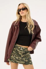 Neovision Nova Camo Cargo Mini Skirt Camouflage
