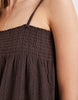 ONLY sleeveless maxi dress in brown stripes