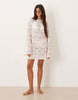 Minette beach crochet lace mini dress in cream