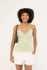 Luck & Trouble Mikka Low Rise Linen Short White