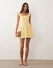 Esmée mini beach dress in yellow