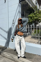 Bloom Long Sleeve Top Chocolate Stripe