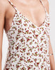 ONLY floral print cami midi dress in white
