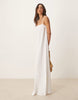 JDY cheesecloth sleeveless maxi dress in white