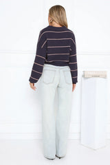 Noir Glow Sweater Navy