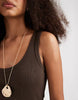 JJXX ribbed tank dress in brown