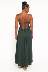 Savannah Maxi Dress - Forest Green