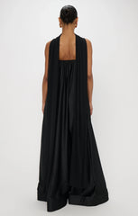 Tinsley Tube Dress ~ Black Luxe Satin