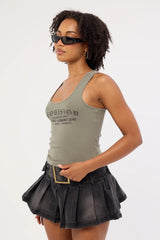 Neovision Backlash Racer Tank Top Khaki Green