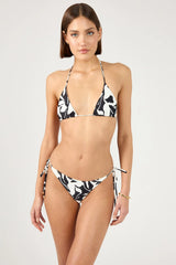 Perfect Stranger Ink Slice Bikini Bottom Black Print