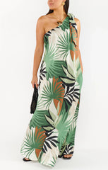 Jackie Maxi Dress ~ Caribbean Palms