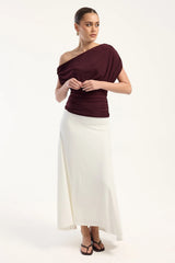 Perfect Stranger Daisy Maxi Skirt Off White