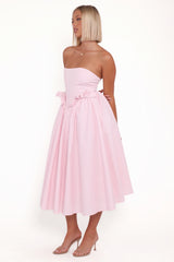 Seren Midi Dress - Pink