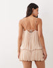 Gina Tricot mini strappy dress in pink