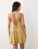 Iisla & Bird mini swing dress in beige