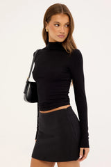 Perfect Stranger Menorca Mini Skirt Black