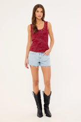Wrangler Low Bells Denim Short Ocean To Ocean