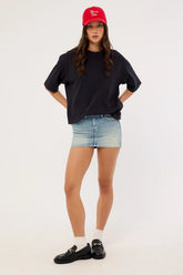 Levi's Superlow Mini Skirt Roll it up Clean
