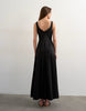 Topshop dropped hem full circle skirt sundress in black