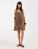 JJXX leopard mini dress in multi