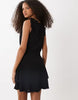 Mango Teen sleeveless mini dress in black