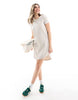 JDY T-shirt mini dress in stone