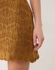 Miss Selfridge strappy crochet mini dress in olive