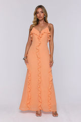 Nothing Less Maxi Dress Orange