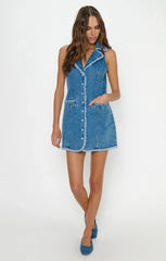 Maddox Dress ~ Waterfall Blue